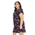 thumbnail image 2 of George Women's Plus V-Neckline Nightshirt, 2 of 6