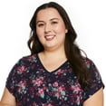 thumbnail image 4 of George Women's Plus V-Neckline Nightshirt, 4 of 6