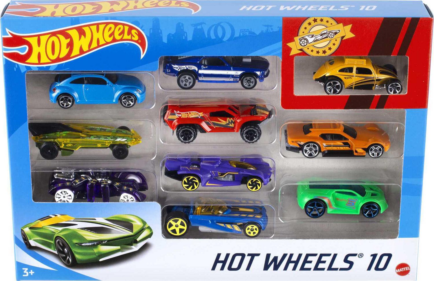 Hot Wheels - Ensemble de 20 voitures assorties - Véhicules