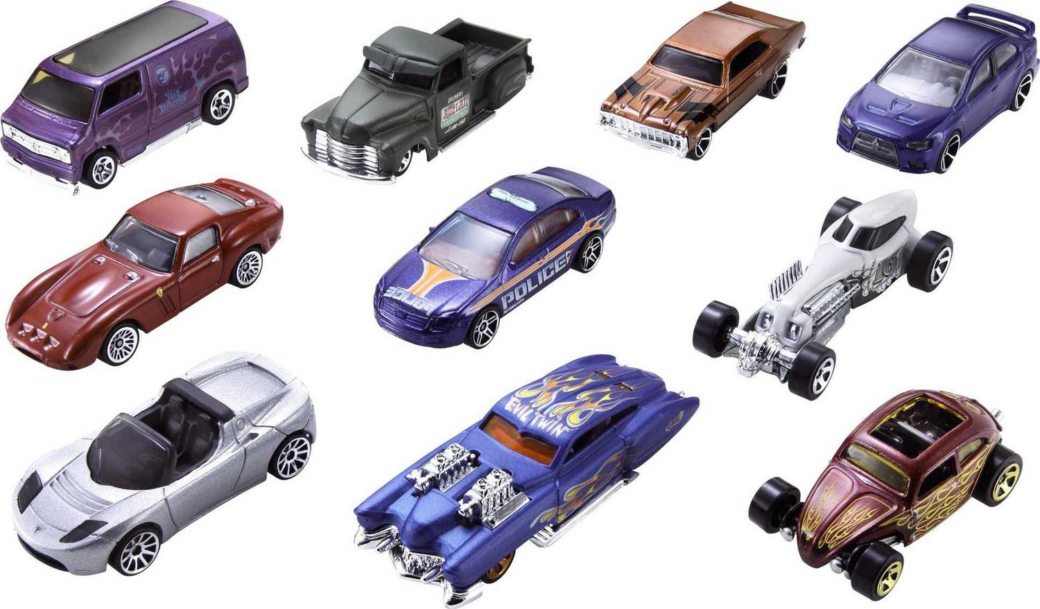 Hot Wheels Coffret 10 Véhicules Utilitaires Ensemble De Semi-Remorques,  Pickups, Camions De Chantier Et Autres, Modèles Modernes Et Vintages, Jouet  Enfant, Dès 3 Ans, HMK46 : : Jeux et Jouets