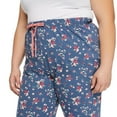 thumbnail image 4 of George Women's Plus Open Leg Pajama Pant, 4 of 6