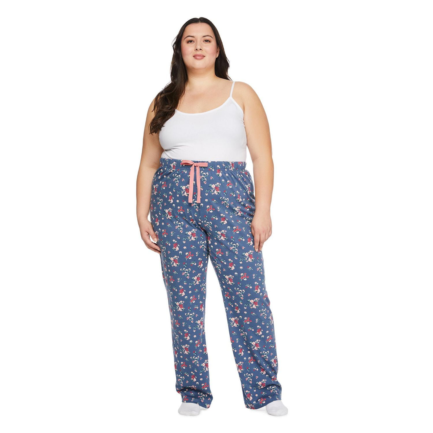 Pantalon de pyjama à jambe ouverte George Plus pour femmes Tailles 1X-3X