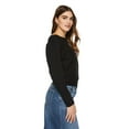thumbnail image 2 of George Women's Ribbed Dolman Sweater, 2 of 6