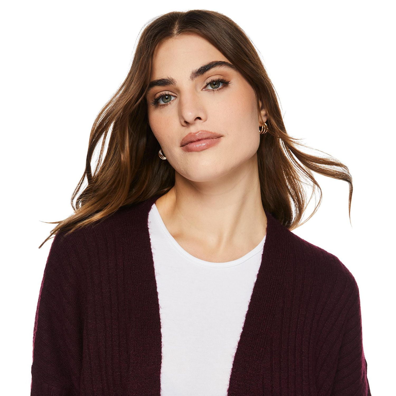 Cardigan long George pour femmes Tailles TP–TTG