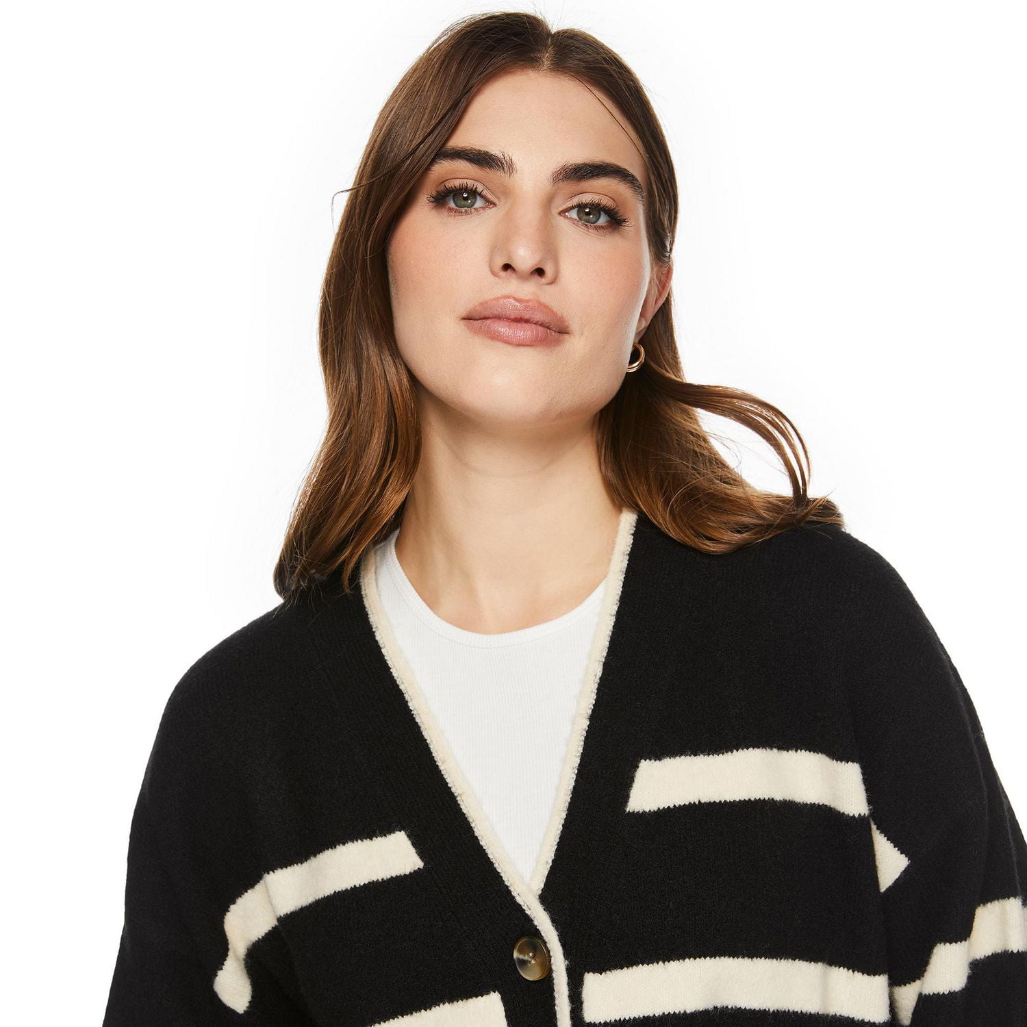Cardigan tunique George pour femmes Tailles TP–TTG