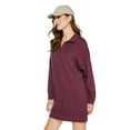thumbnail image 2 of George Women's Quarter-Zip Soft Knit Dress, 2 of 6