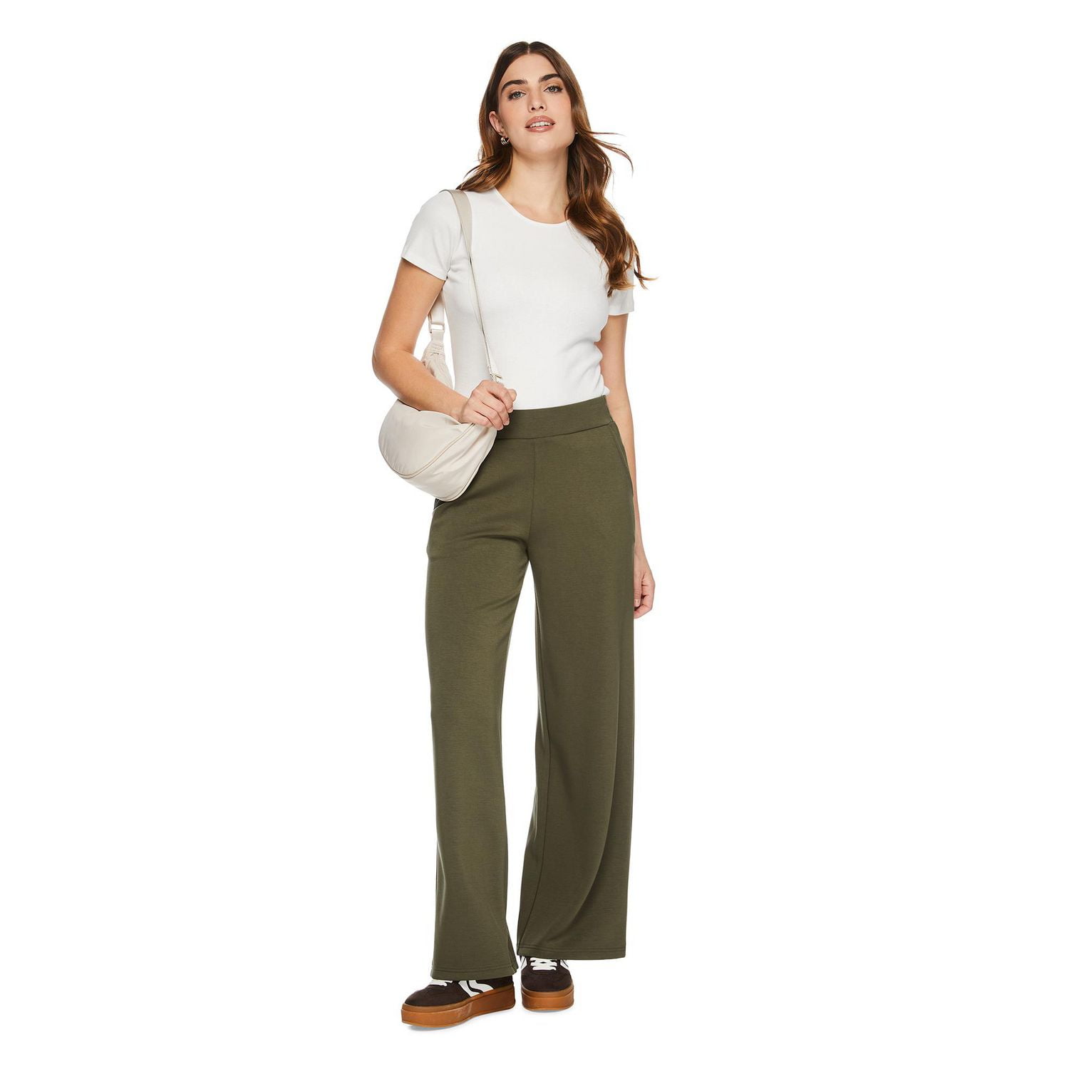 George Women's Soft Knit Wide Leg Pant, Sizes XS-XXL