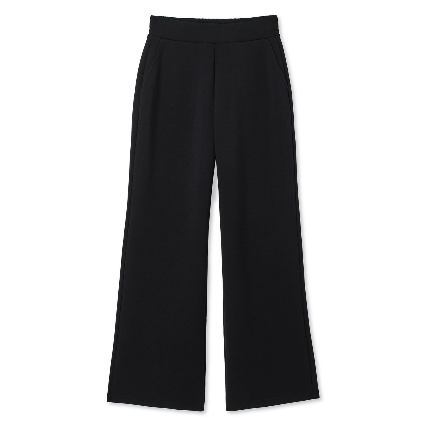 Pantalon à jambe large en tricot doux George pour femmes Tailles TP–TTG