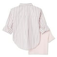 thumbnail image 2 of Ensemble 2 pièces avec chemise tissée George pour filles, 2 of 2