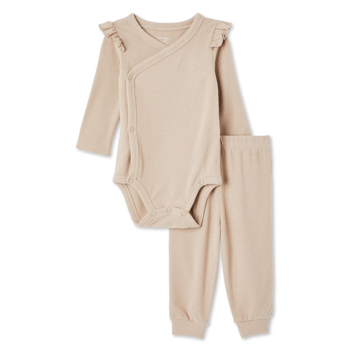 Ensemble 2 pièces avec cache-couche George pour bébés filles