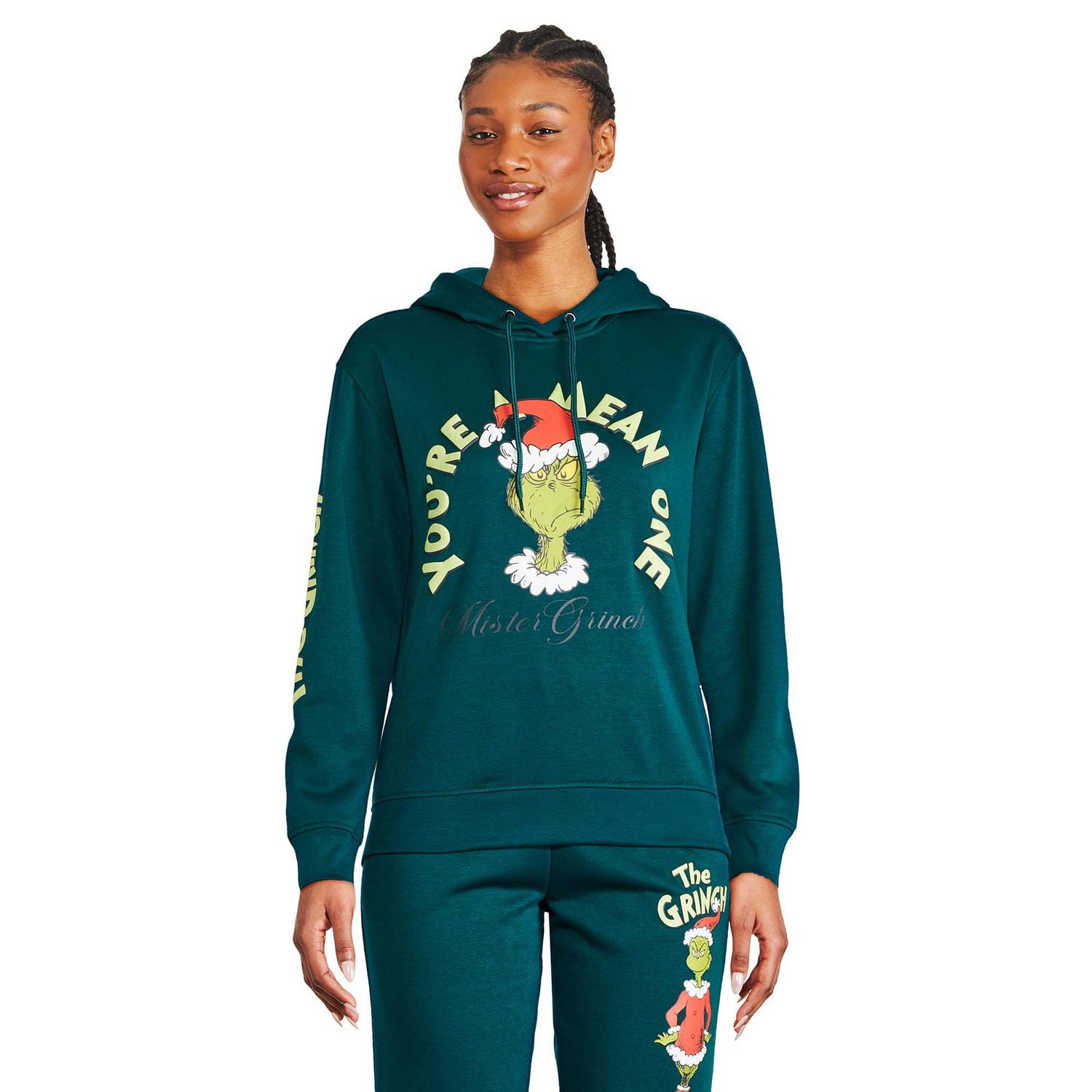 The Grinch Women's Fleece Hoodie, Sizes XS-XL