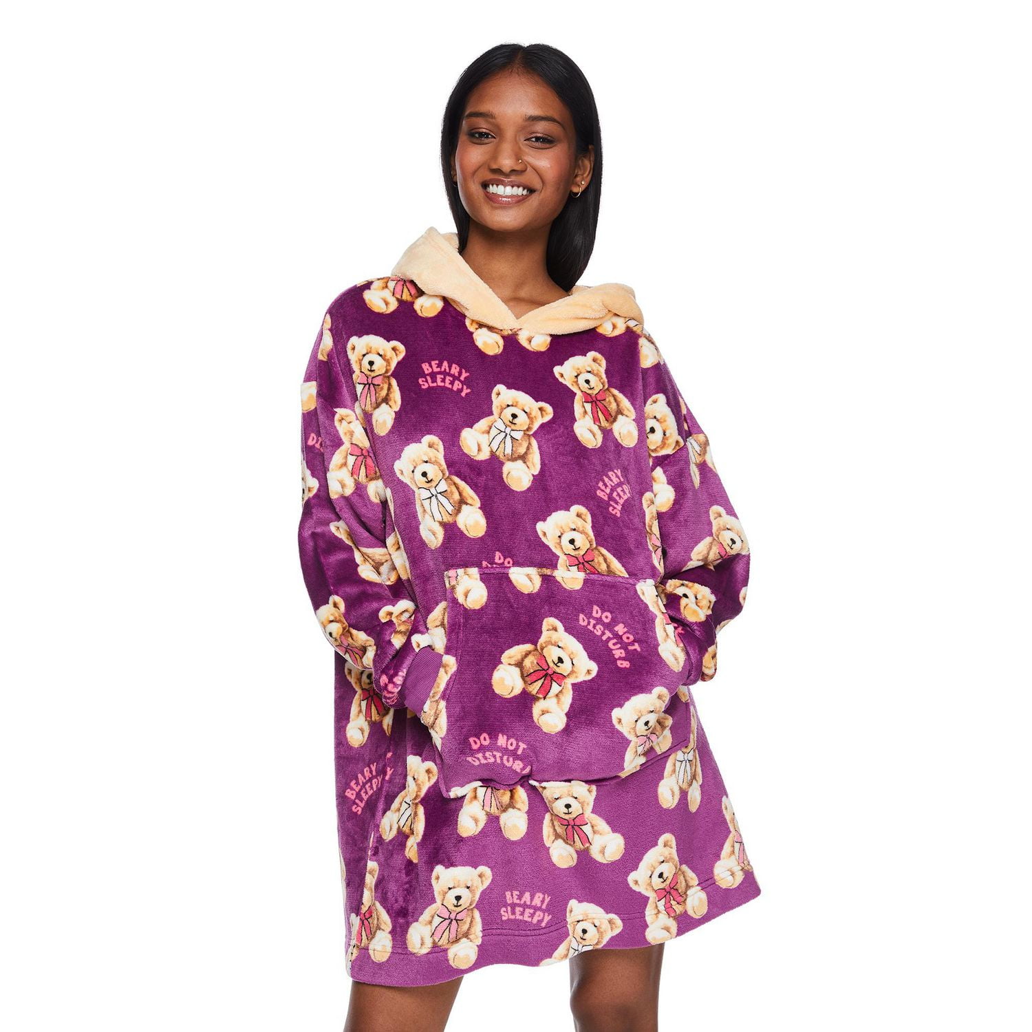 Haut à capuchon de détente No Boundaries pour femmes Tailles P/M-G/TG