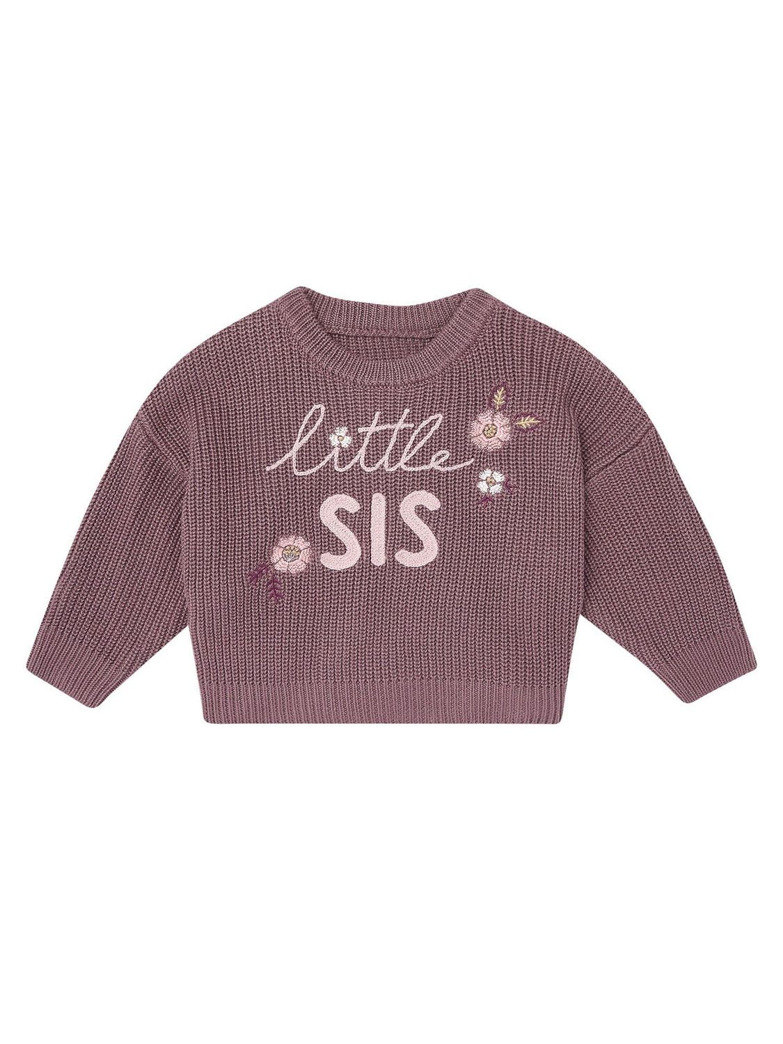 modern moments™ by Gerber® - Little Sis Sweater - Rose Taupe, 1 pack