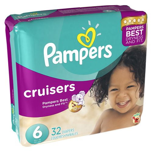 Pampers Couches Cruisers format Méga