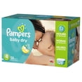 thumbnail image 3 of Pampers Baby Dry Diapers Giant Pack, 3 of 4
