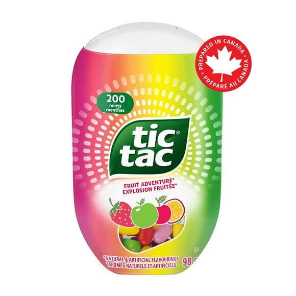 TIC TAC® Mints, Fruit Adventure, Mint Candy, 200 pills, 98g