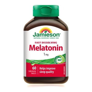 Jamieson Melatonin Dissolution rapide des comprimés, 1 mg