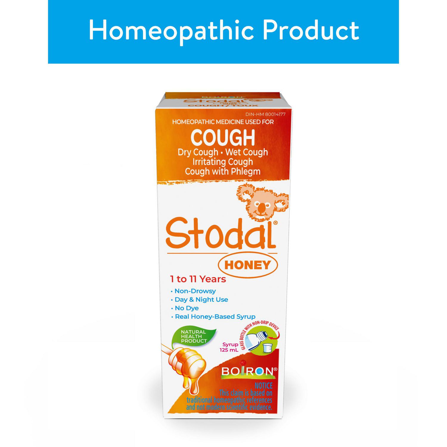 Boiron Children Stodal Honey Cough Syrup