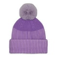 thumbnail image 1 of Hot Paws Bonnet côtelé bicolore pour filles 7-14 Ans, 1 of 1