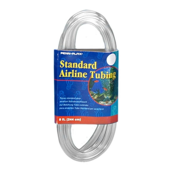Penn-Plax Standard Airline Tubing for Aquariums - 8 Feet Long
