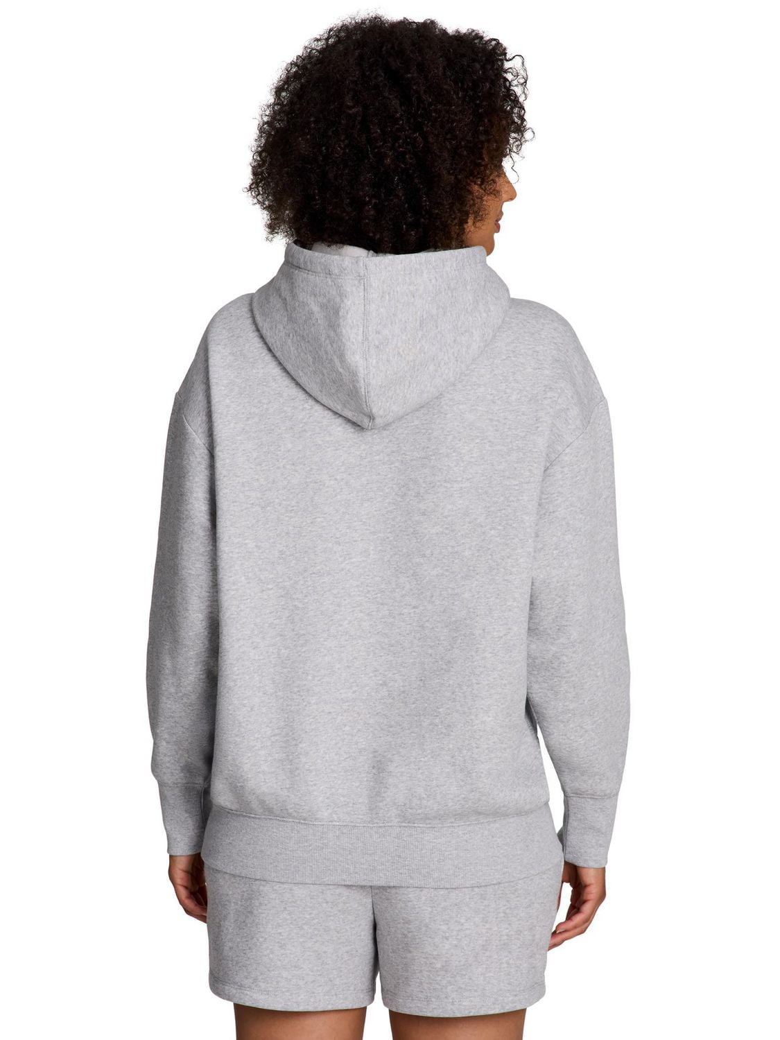 Reebok Sweat à capuche surdimensionné Weekender pour femme avec petit logo Tailles XS-2XL