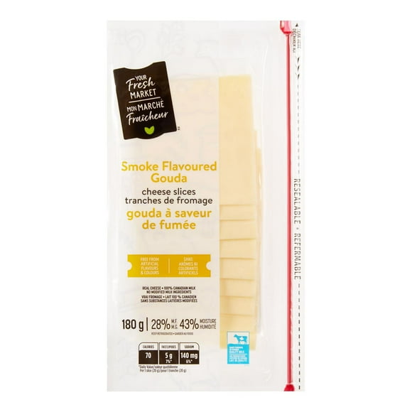Your Fresh Market Smoked Flavour Gouda Cheese, 180 g