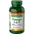 thumbnail image 1 of Nature's Bounty Omega 3-6-9 1200 MG Value Size, 1 of 3
