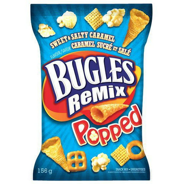 Bugles Sweet & Salty Caramel Remix Popped Snack Mix Chips Walmart.ca
