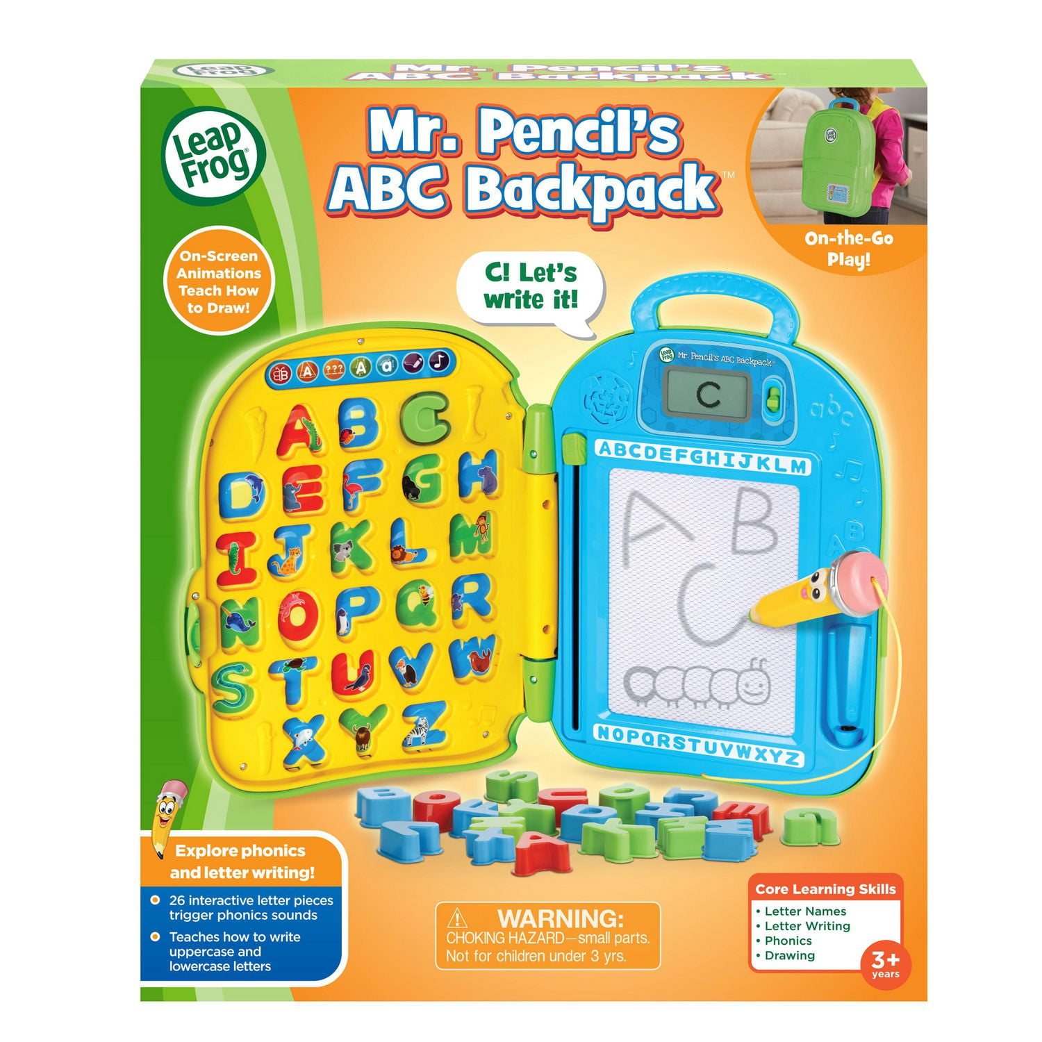 LeapFrog Mr. Pencil's ABC Backpack - English Version - Walmart.ca