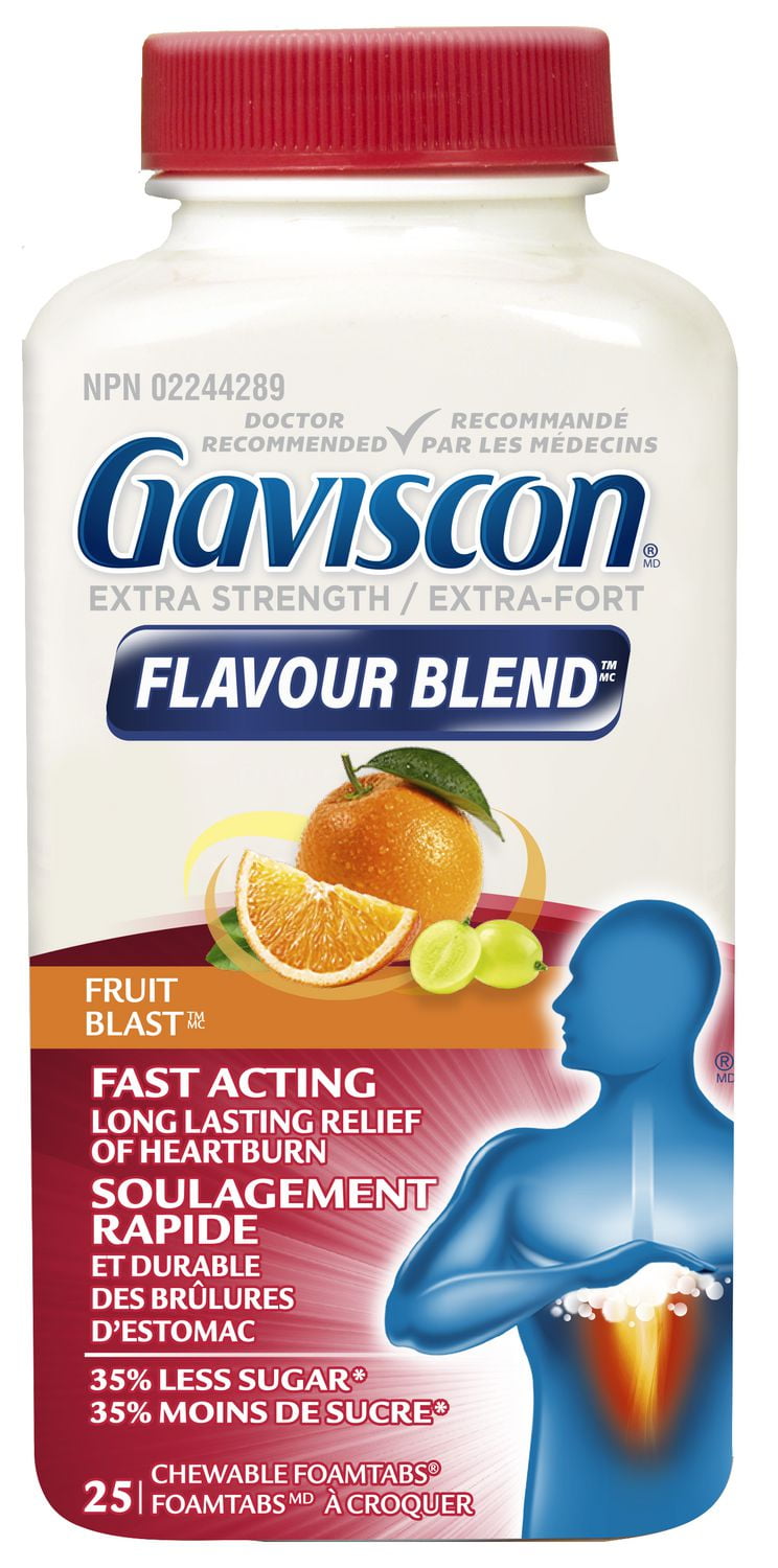 Gaviscon Extra Strength Fruit Blast 25ct