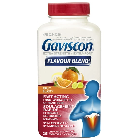 Gaviscon Extra Strength Fruit Blast 25ct