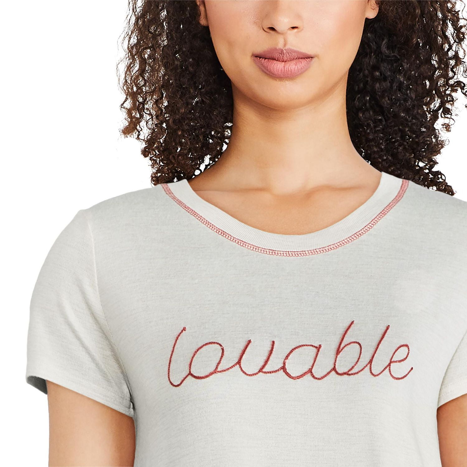 George Women's Short Sleeve Tee 2-Piece Set