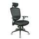 Chaise de bureau ergonomique à dossier haut TygerClaw avec appui-tête – image 1 sur 4