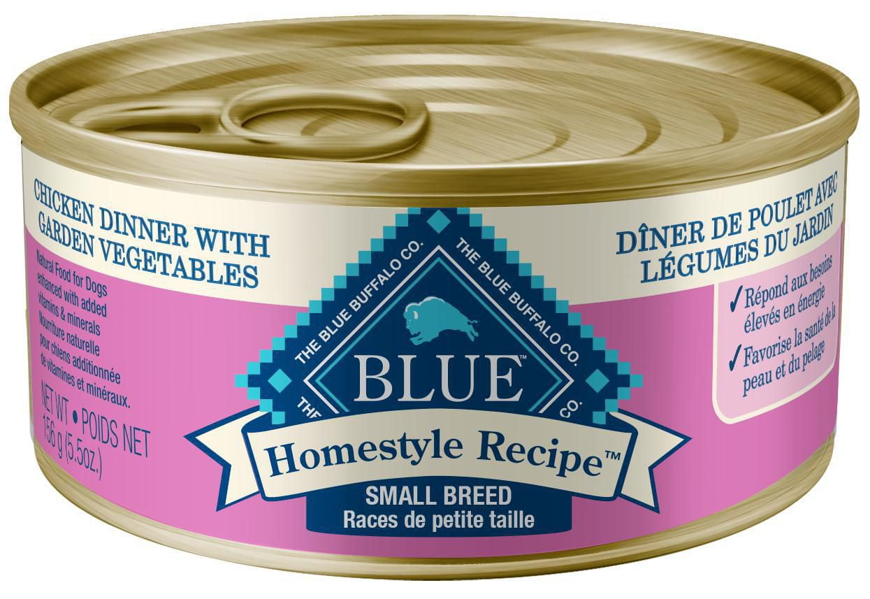 BLUE Homestyle Recipe Small Breed Chicken Dinner Wet Dog Food 156g   6000201408815 