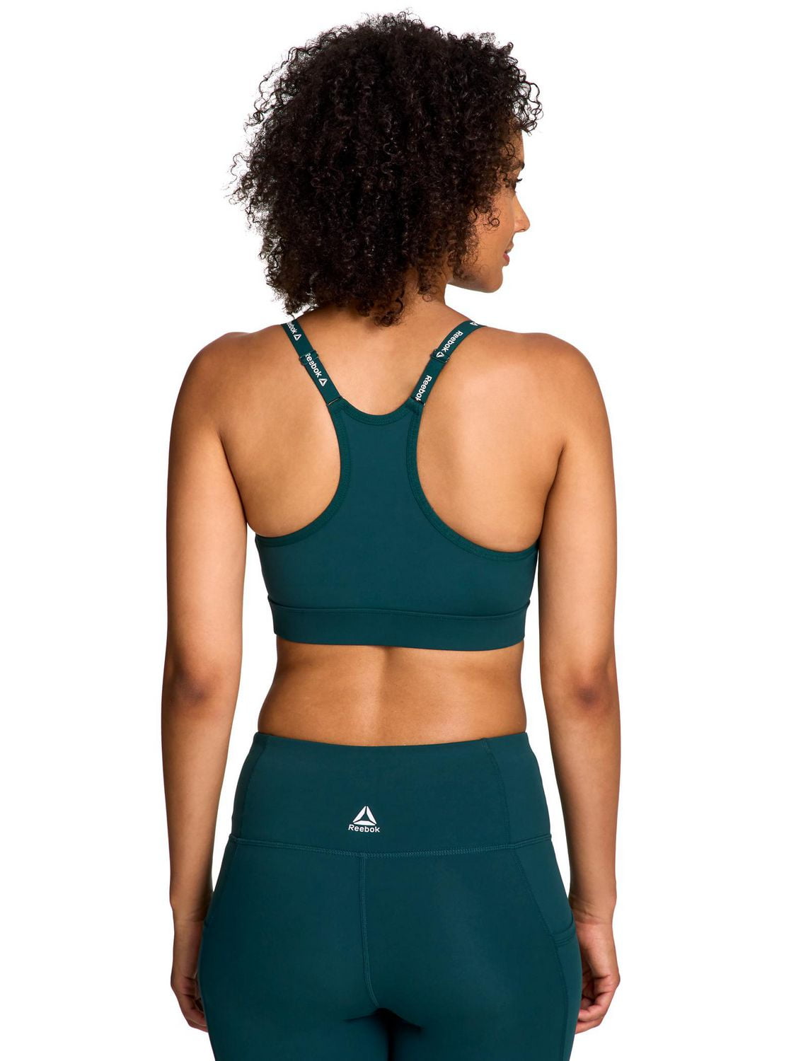 Reebok Women's Low Impact Favorite Racerback Sports Bra with Removable Cups, Sizes S-2XL