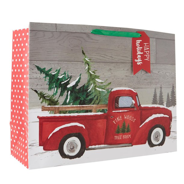Holiday Time Red Truck Super Jumbo Gift Bag Walmart.ca