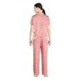 thumbnail image 3 of George Women's Satin Pajama 2-Piece Set, 3 of 6