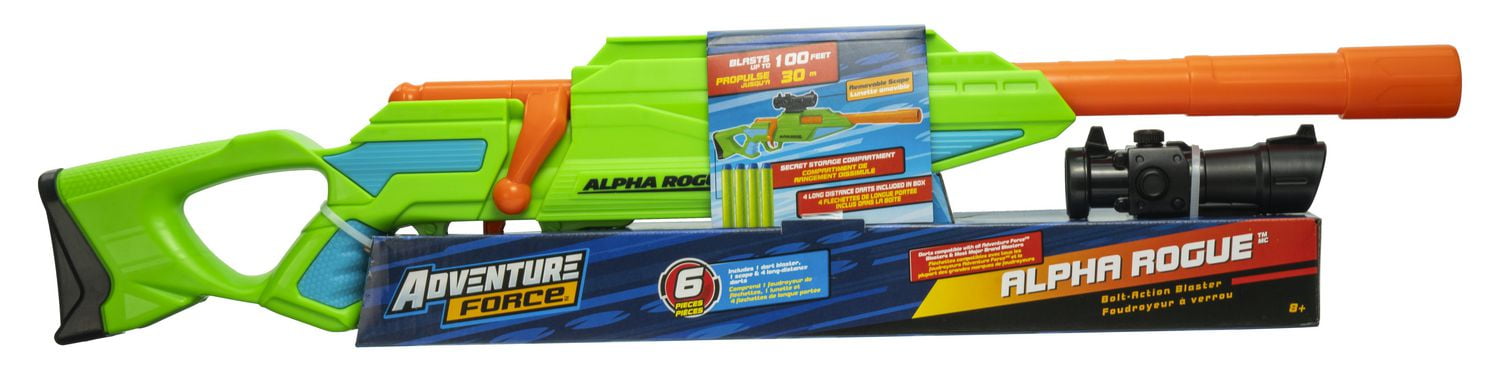 Adventure Force Alpha Rogue, Up to 100FT dart blasting distance 