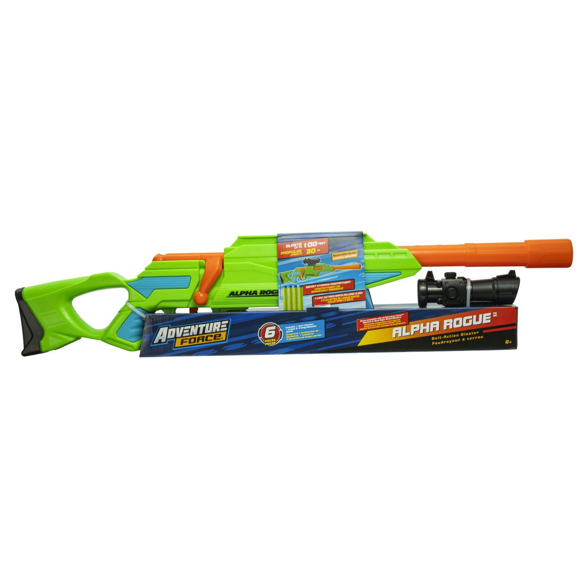 Adventure Force Alpha Rogue, Up to 100FT dart blasting distance 