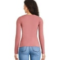 thumbnail image 3 of George Women's Long Sleeve Henley, 3 of 6
