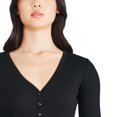 thumbnail image 4 of George Women's Long Sleeve Henley, 4 of 6