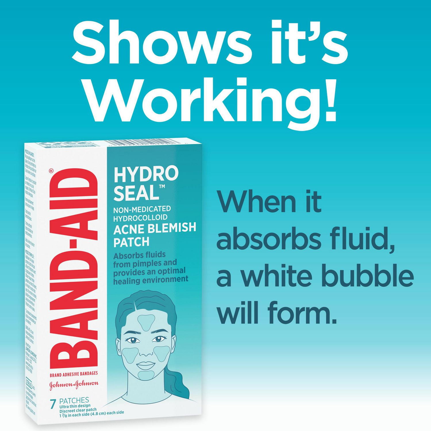 Band-Aid Hydro Seal Acne Blemish Patch and 7 count All purpose