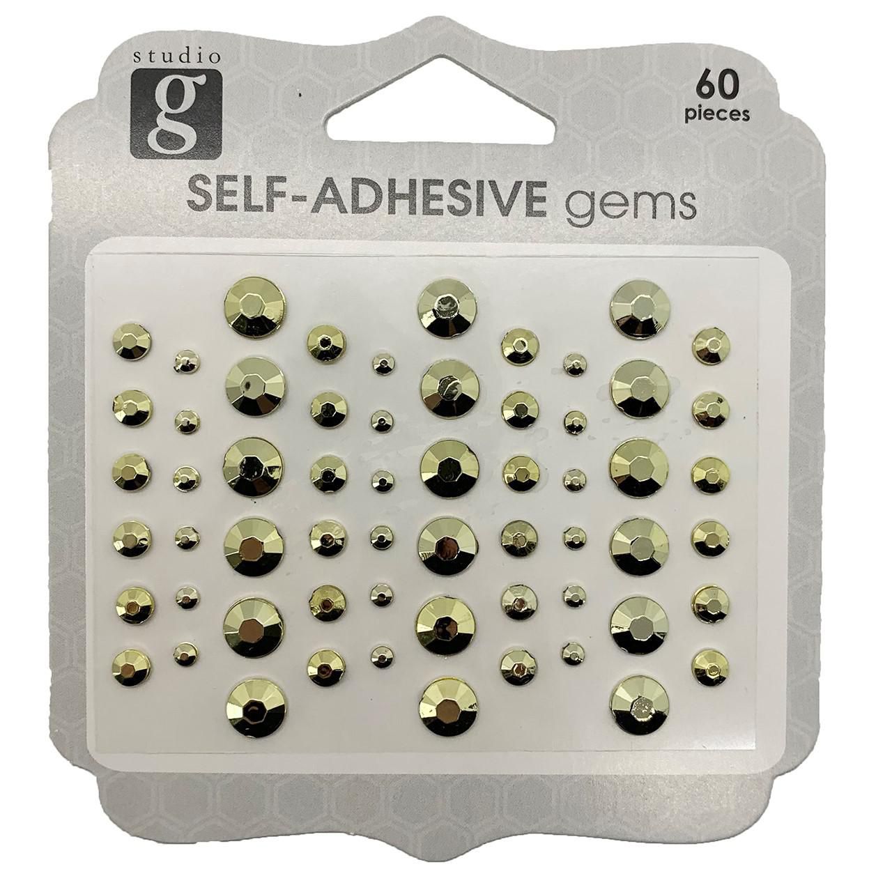 Studio G Adhesive Gems Rustic Gold