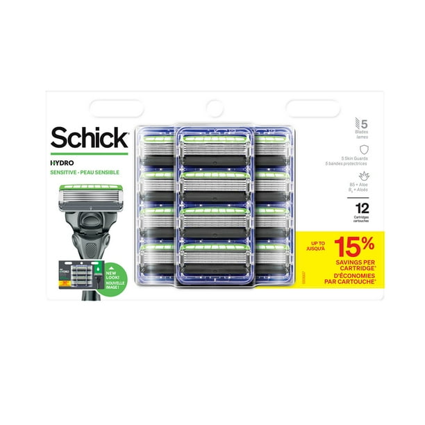 Schick Hydro Sensitive Refill 12ct, 12 Razor Refills Walmart.ca