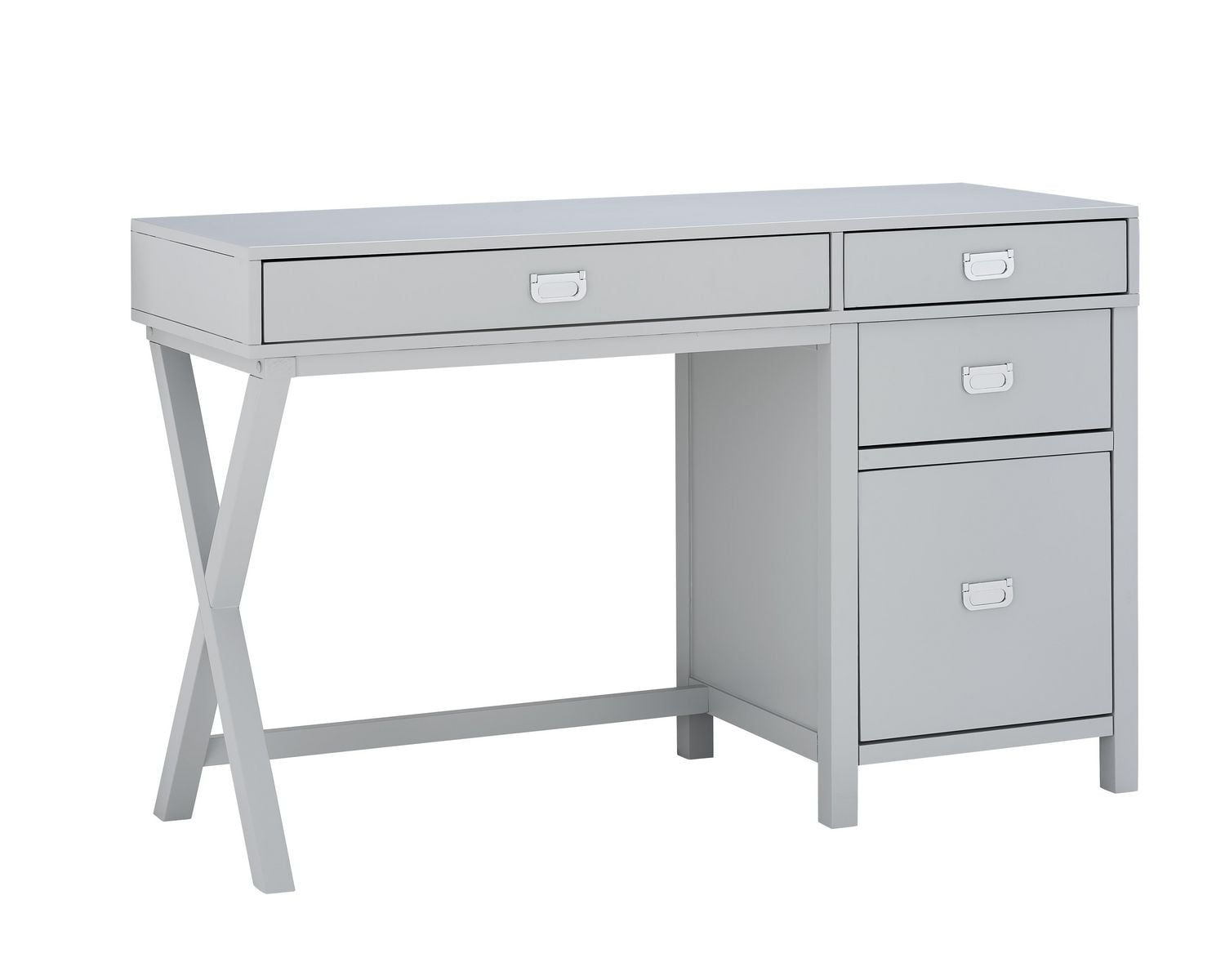 desk with storage on both sides