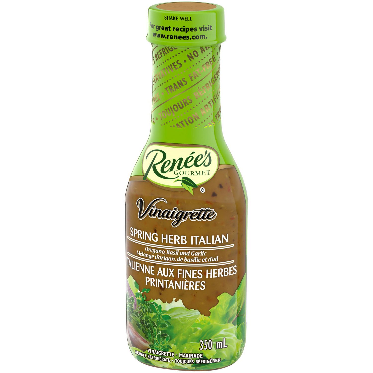 Ren e s Spring Herb Italian Vinaigrette Ren e s vinaigrette delivers an exceptional homemade flavour that will complement your meals Our spring herb