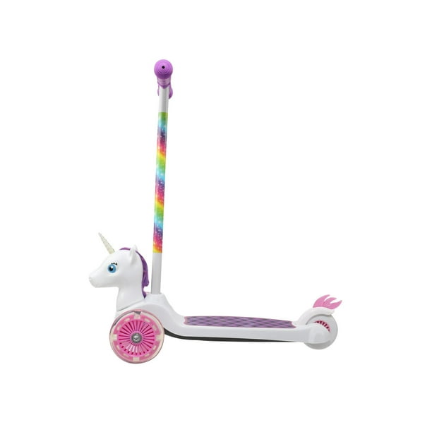 BOLDCUBE - Unicorn Step 3 Roues for Girl - Trottinette enfant à 3 Roues  lumineuses 