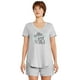 T-shirt pyjama avec encolure en V George pour femmes – image 1 sur 6