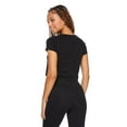 thumbnail image 3 of Athletic Works Women's Seamless Cropped Tee, 3 of 6