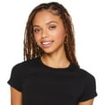 thumbnail image 4 of Athletic Works Women's Seamless Cropped Tee, 4 of 6